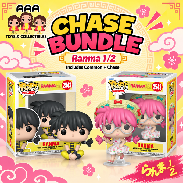 Ranma 1/2 Ranma (Floral Dress) Funko Pop! Vinyl Figure #2543 - Chase Bundle (Pre-Order)
