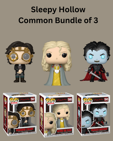 Funko Pop! Movies: Sleepy Hollow - Common Bundle of 3