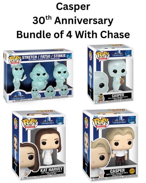 Funko Pop! Movies : Casper 30th Anniversary - Bundle of 4 With Chase (Pre-Order)