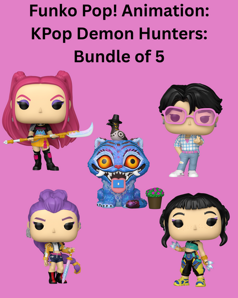 Funko Pop! Animation: KPop Demon Hunters - Bundle of 5 Commons (Pre-Order)