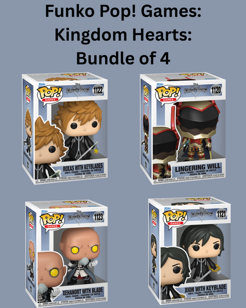 Funko Pop! Games: Kingdom Hearts- Bundle of 4 (Pre-Order)