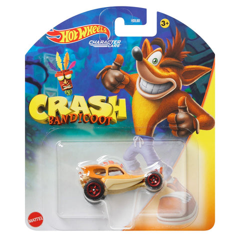 Hot Wheels Entertainment Character Cars - Crash Bandicoot