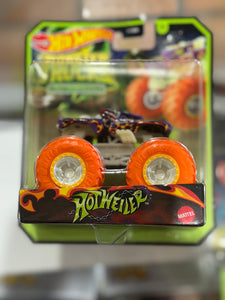 Hot Wheels Monster Trucks Glow-in-the-Dark 1:64 Scale Vehicle - Hotweiler