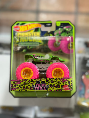 Hot Wheels Monster Trucks Glow-in-the-Dark 1:64 Scale Vehicle - Twin Mill