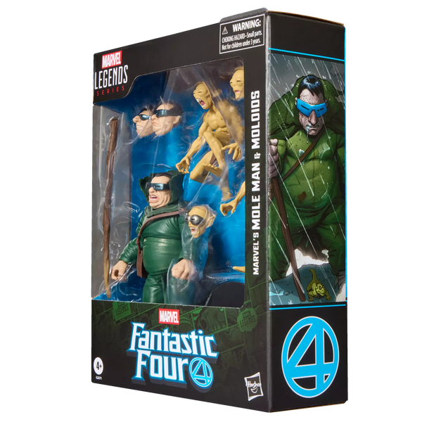 Fantastic Four Marvel Legends Series Mole Man & Moloids 6-Inch Action Figures (Pre-Order)