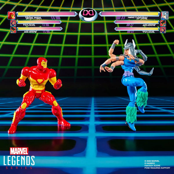 Marvel Legends Series Iron Man vs Spiral 6-Inch Action Figures  (Pre-Order)