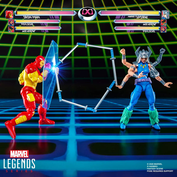 Marvel Legends Series Iron Man vs Spiral 6-Inch Action Figures  (Pre-Order)