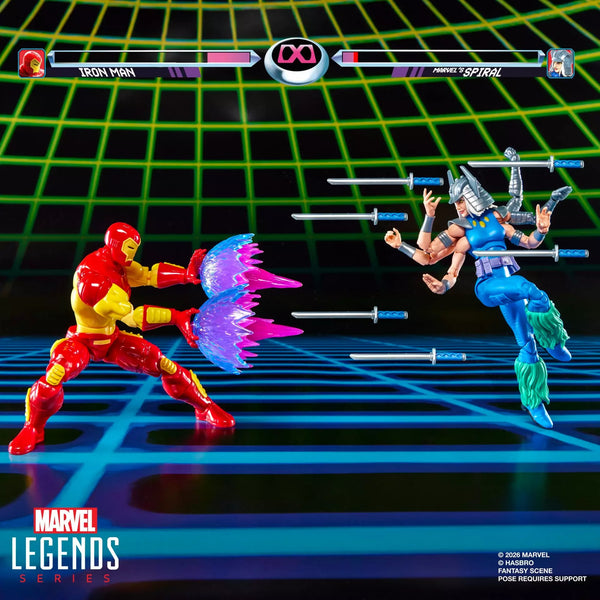 Marvel Legends Series Iron Man vs Spiral 6-Inch Action Figures  (Pre-Order)