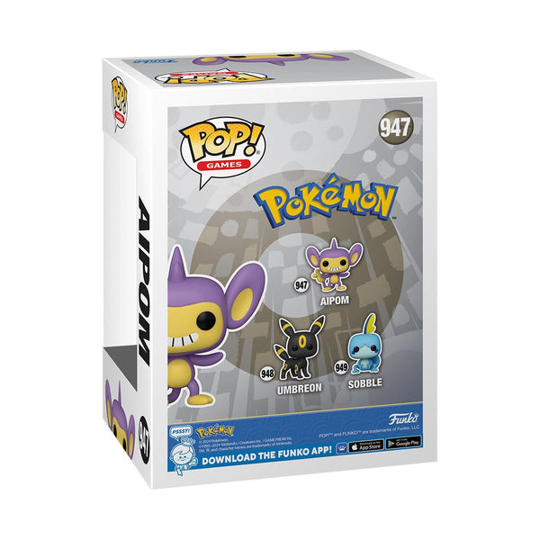 Funko Pop! Games: Pokémon - Aipom - Flocked #947 - Specialty Series (Pre-Order)