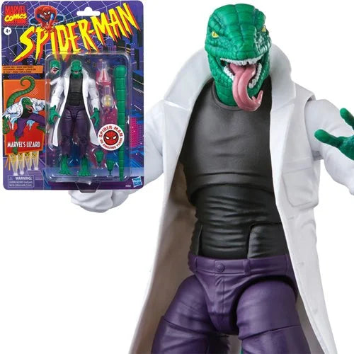 Spider-Man Retro Marvel Legends Lizard 6-Inch Action Figure (Pre-Order)
