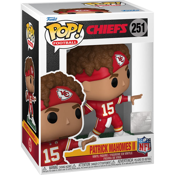 Funko Pop! NFL: Patrick Mahomes II (2023) #251 (Chiefs) (Pre-Order)