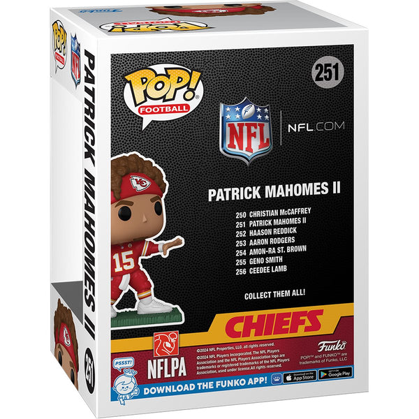 Funko Pop! NFL: Patrick Mahomes II (2023) #251 (Chiefs) (Pre-Order)