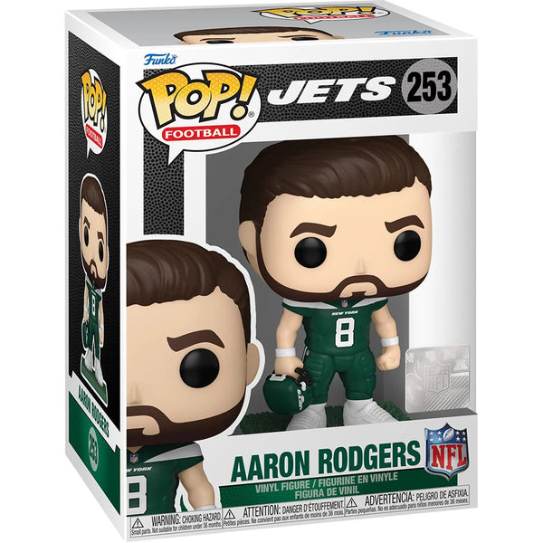 Funko Pop! NFL: Aaron Rodgers #253 (Jets) (Pre-Order)