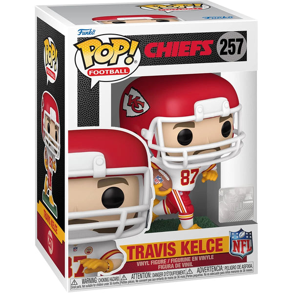 Funko Pop! NFL: Travis Kelce (Away) #257 (Chiefs) (Pre-Order)