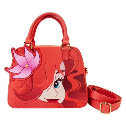 Loungefly - The Little Mermaid 35th Anniversary Ariel Face Crossbody Bag (Pre-Order)