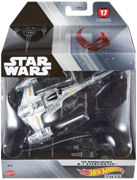 Star Wars Hot Wheels Starships Select 1:50 Scale - The Mandalorian's N-1 Starfighter #17