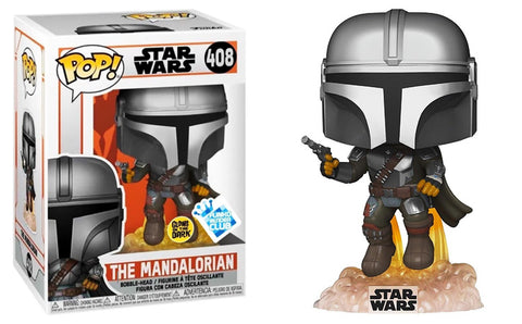 Funko Pop! Star Wars: Mandalorian - The Mandalorian Glow-in-the-Dark #408 - Funko Insider Club