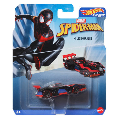 Hot Wheels Character Cars - Marvel - Spider-Man - Miles Morales