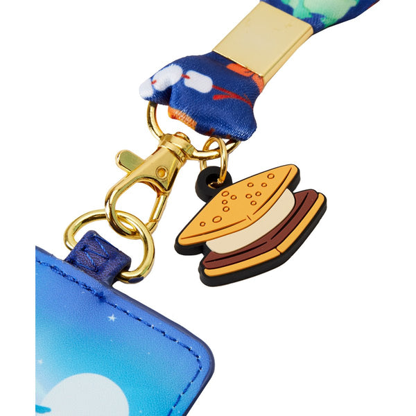 Loungefly - Lilo & Stitch Camping Cuties Lanyard with Cardholder (Pre-Order)
