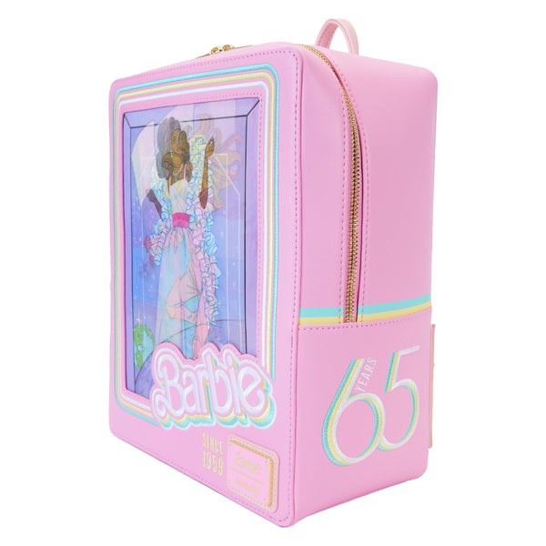 Loungefly - Barbie 65th Anniversary Doll Box Triple Lenticular Accordion Mini-Backpack (Pre-Order)