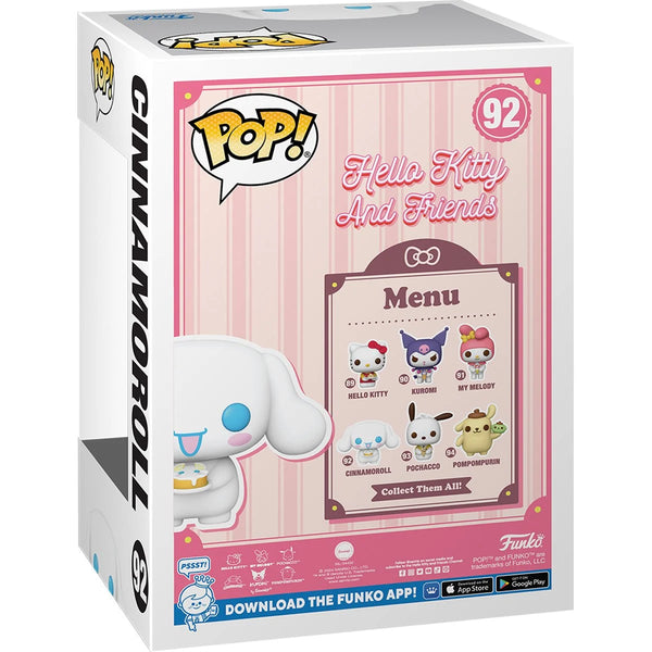 Funko Pop! Hello Kitty and Friends Cinnamoroll with Dessert #92 (Pre-Order)