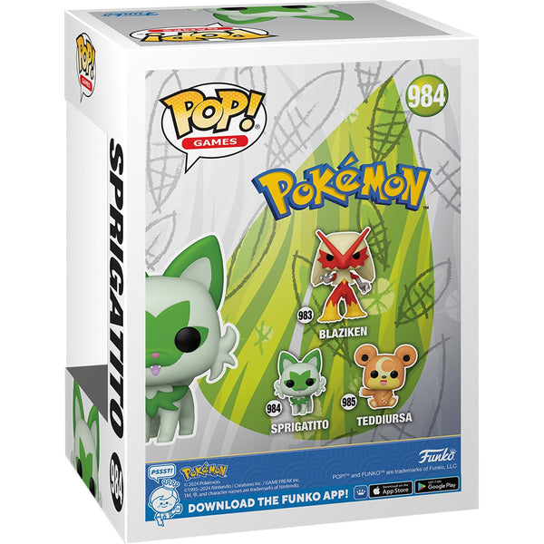 Funko Pop! Games: Pokémon - Sprigatito #984 (Pre-Order)