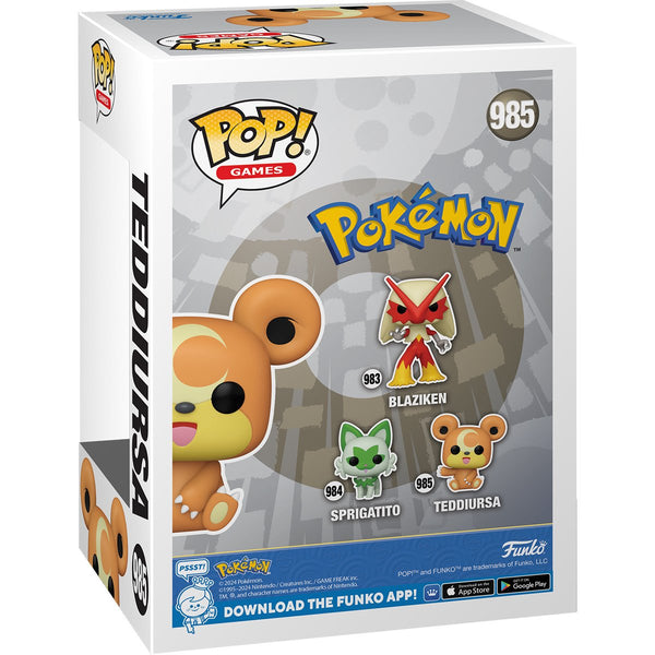 Funko Pop! Games: Pokémon - Teddiursa #985 (Pre-Order)