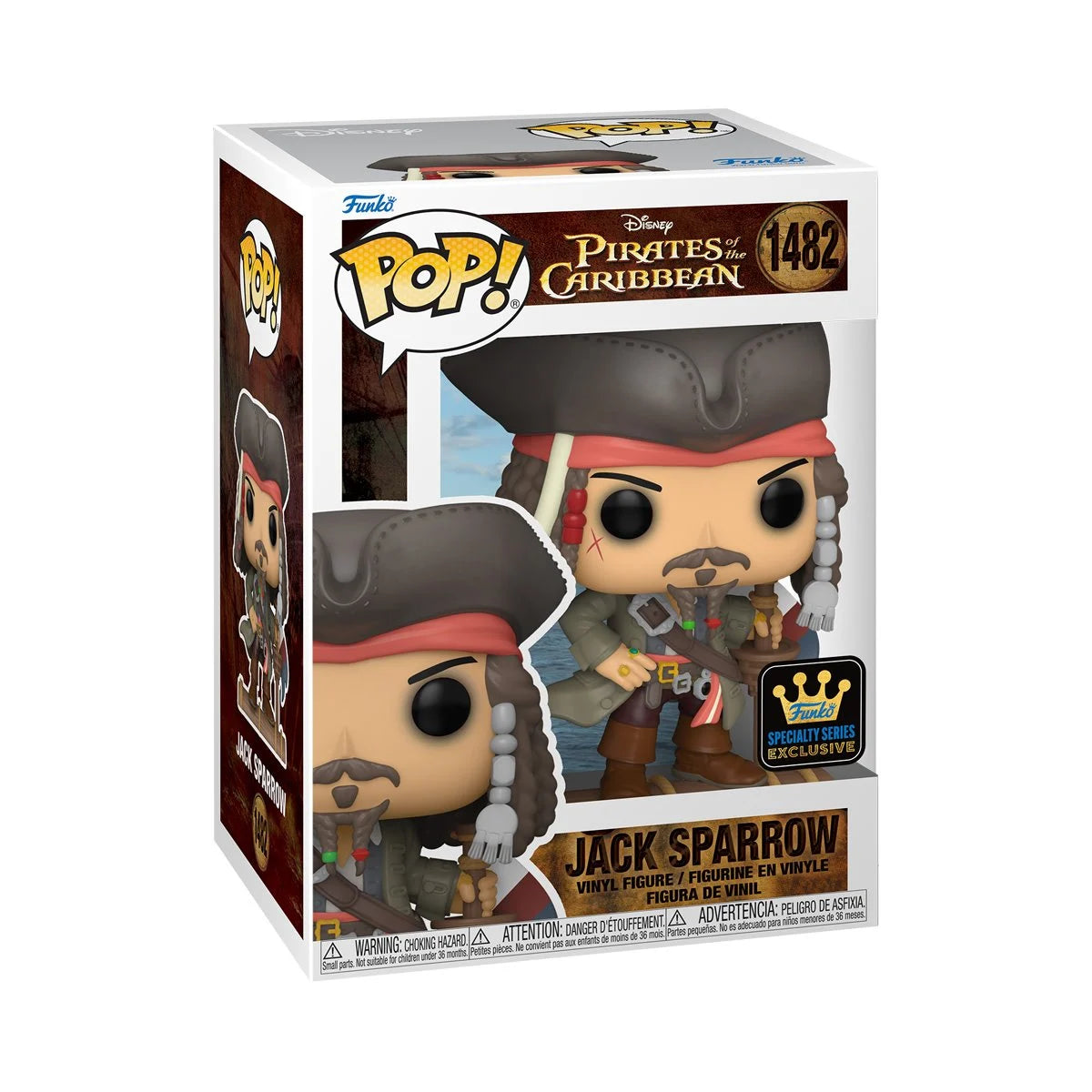 Gold jack sparrow pop fashion