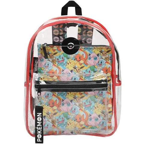 BioWorld - Pokemon Clear Backpack with Utility Pocket (Pre-Order)