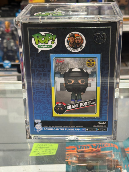 Funko Pop! Digital: Jay & Silent Bob -Silent Bob with Gas Mask #74 - Limited Edition 999