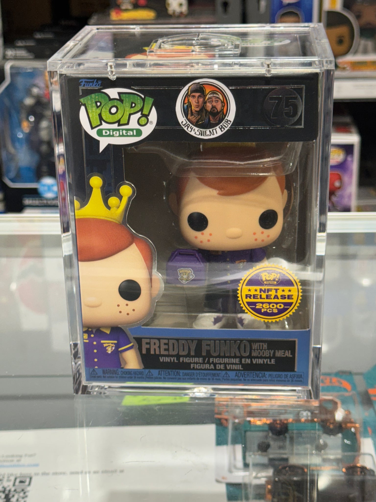 Funko Pop! Digital: Jay & Silent Bob -Freddy Funko with Mooby Meal #75 - Limited Edition 2600