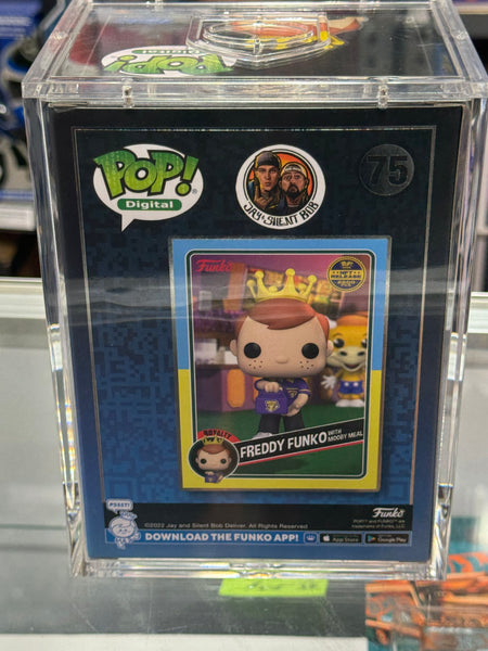 Funko Pop! Digital: Jay & Silent Bob -Freddy Funko with Mooby Meal #75 - Limited Edition 2600