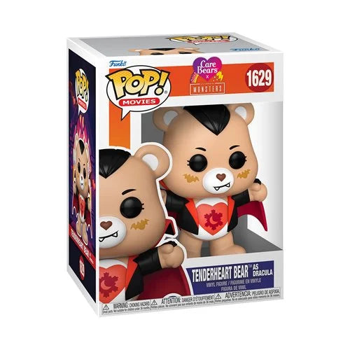 Funko Pop! Movies: Universal Monsters x Care Bears -Tender Heart Bear as Dracula #1629 (Pre-Order)