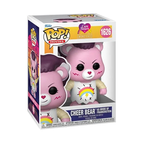 Funko Pop! Movies: Universal Monsters x Care Bears - Cheer Bear Bride of Frankenstein #1626 (Pre-Order)