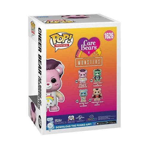 Funko Pop! Movies: Universal Monsters x Care Bears - Cheer Bear Bride of Frankenstein #1626 (Pre-Order)