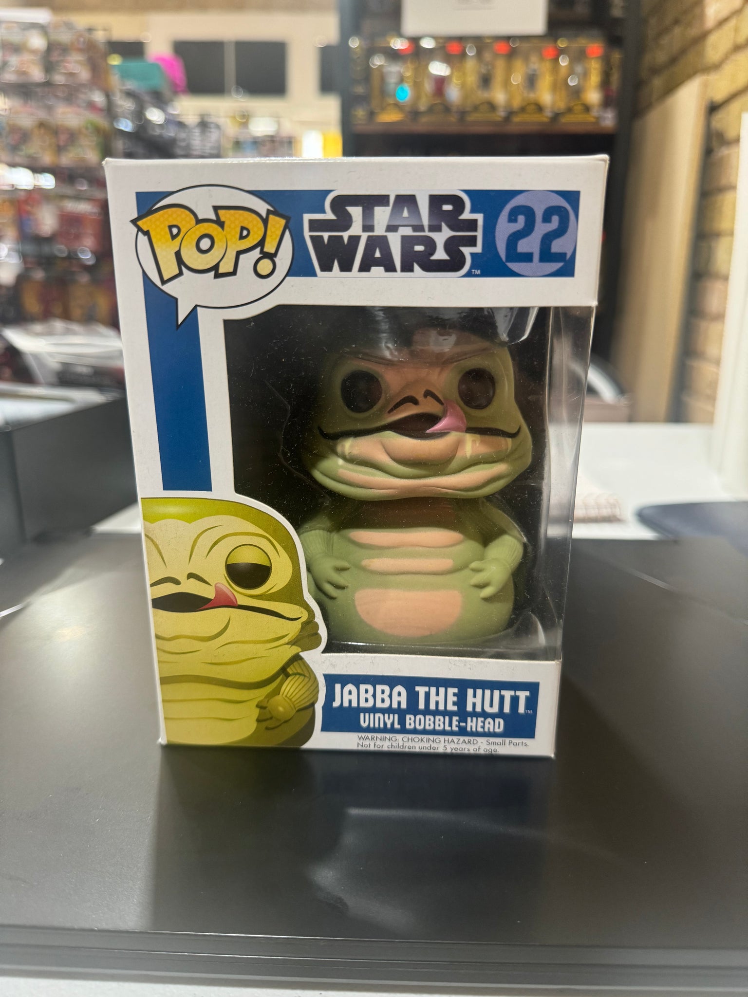 Funko Pop Star Wars: Jabba The Hutt #22 (LARGE FONT, BLUE BOX)