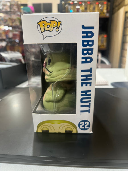 Funko Pop Star Wars: Jabba The Hutt #22 (LARGE FONT, BLUE BOX)