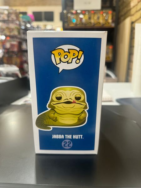 Funko Pop Star Wars: Jabba The Hutt #22 (LARGE FONT, BLUE BOX)