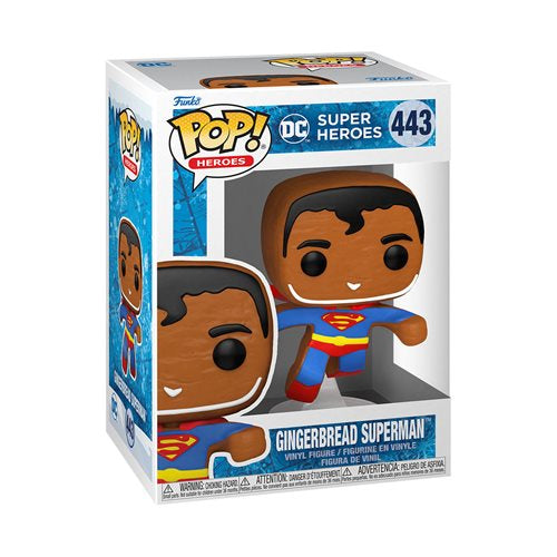 Funko Pop! Heroes : Holiday Gingerbread Superman #443