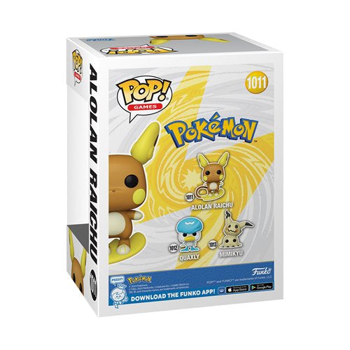 Funko Pop! Games: Pokémon - Alolan Raichu #1011 (Pre-Order)