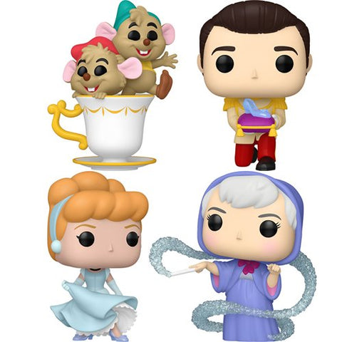 Funko Pop! Disney: Cinderella 75th Anniversary Bundle of 4 (Pre-Order)