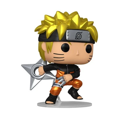 Funko Pop! Anime: Naruto - Uzumaki with Shuriken #1843 (Chase Bundle)