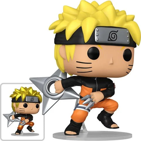 Funko Pop! Anime: Naruto - Uzumaki with Shuriken #1843 (Chase Bundle)