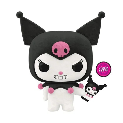 Funko Pop! Sanrio Kuromi with Phone #88 (Brad's Toys & Collectibles Exclusive - Flocked Chase Bundle (Pre-Order)