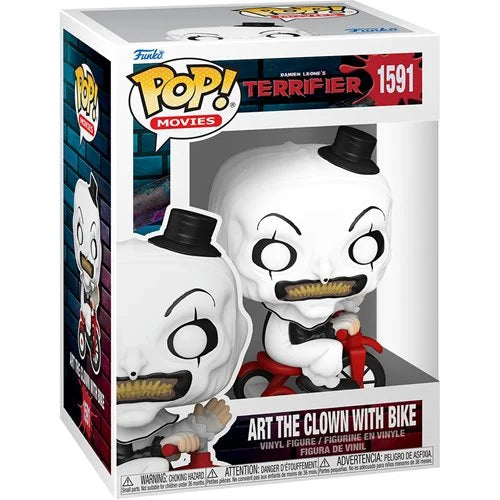 Funko Pop Movies: Terrifier - Art the Clown with Bike #1591 (Pre-Order)