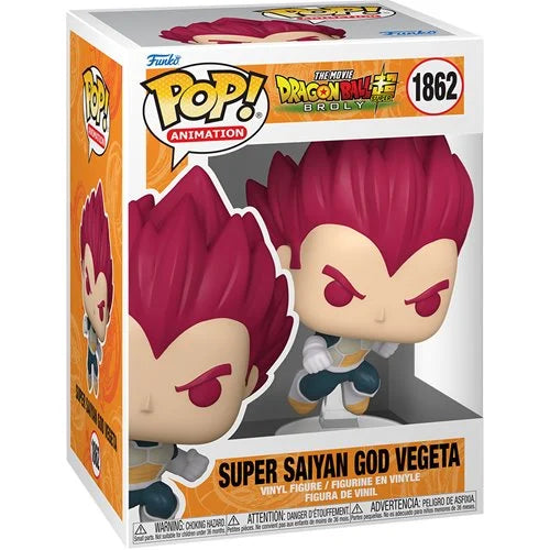 Funko Pop Animation: Dragon Ball Super: Broly - Super Saiyan God Vegeta #1862 (Pre-Order)