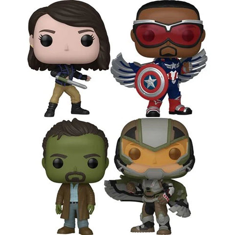 Funko Pop! Marvel Studios: Captain America: Brave New World Bundle of 4