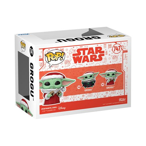 Funko Pop Star Wars: The Mandalorian Holiday - Santa Grogu with Cookies #747