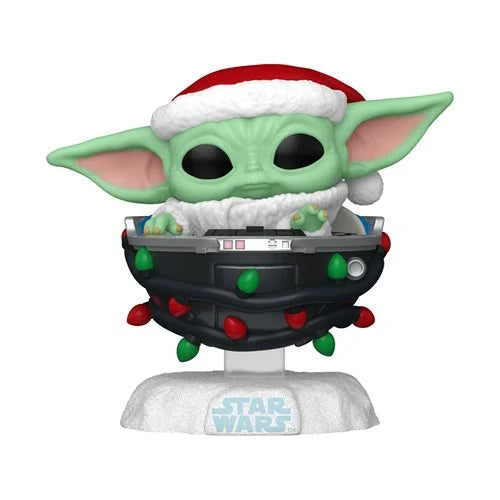 Funko Pop Star Wars: The Mandalorian Holiday - Grogu in Pram #746