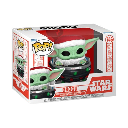 Funko Pop Star Wars: The Mandalorian Holiday - Grogu in Pram #746